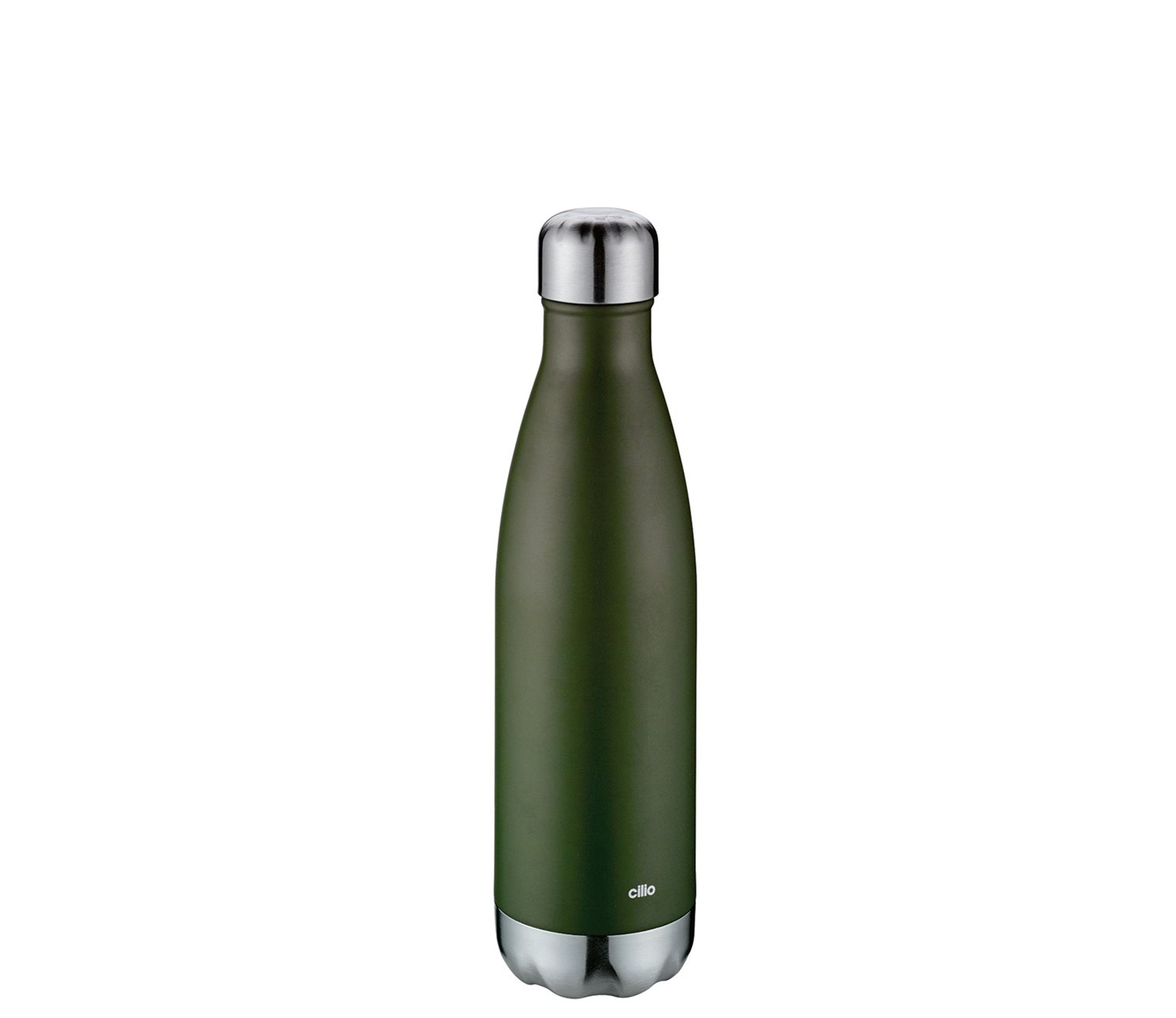 cilio Isolierflasche ELEGANTE grün matt, 500 ml