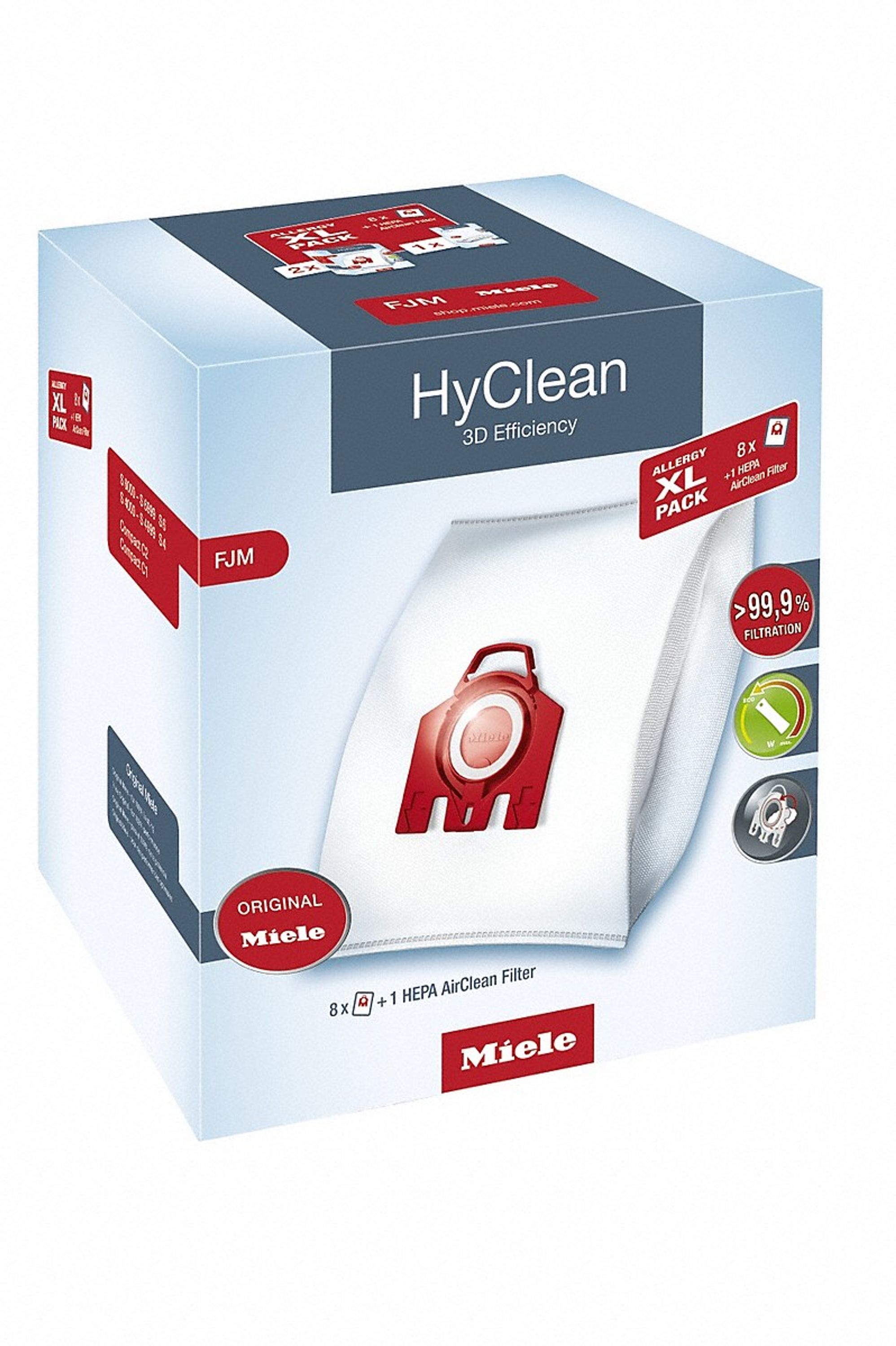 Miele HyClean 3D Efficiency FJM - Allergy XL-Pack